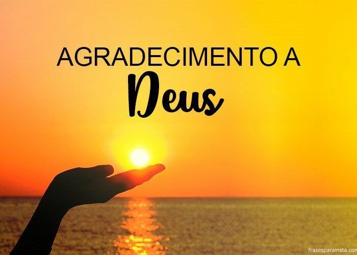 Mensagens de agradecimento a deus para Facebook e WhatsApp