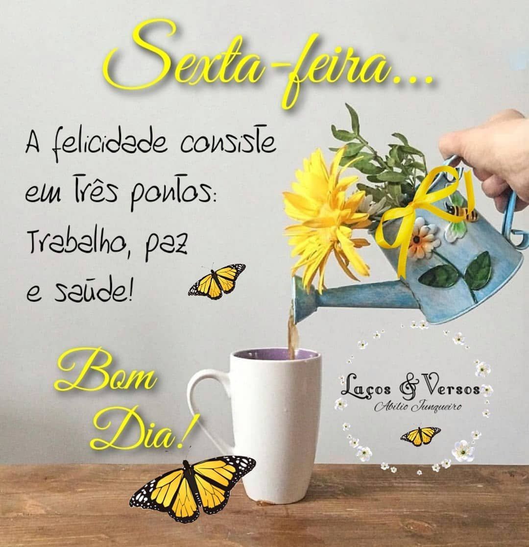 Mensagens de bom dia sexta feira para Facebook e WhatsApp - Mensagens Feliz