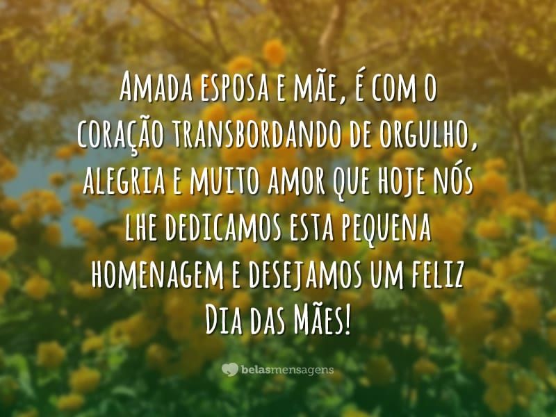 Mensagens Dia Das Maes Para Esposa Para Facebook E Whatsapp Mensagens Feliz 7867