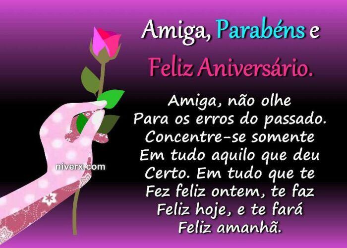 Mensagens e frases de aniversário para  amiga especial para Facebook e WhatsApp