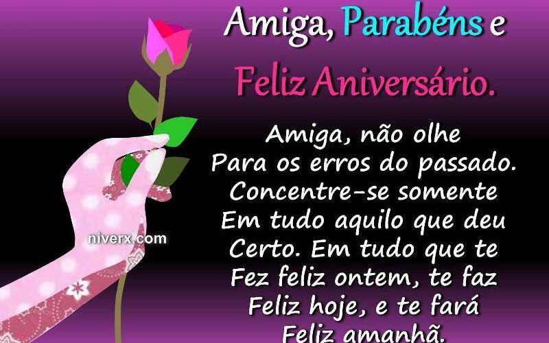 Mensagens e frases de aniversário para  amiga especial para Facebook e WhatsApp