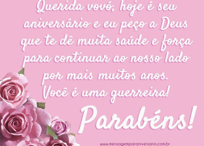 Mensagens e frases de aniversário para avó para Facebook e WhatsApp