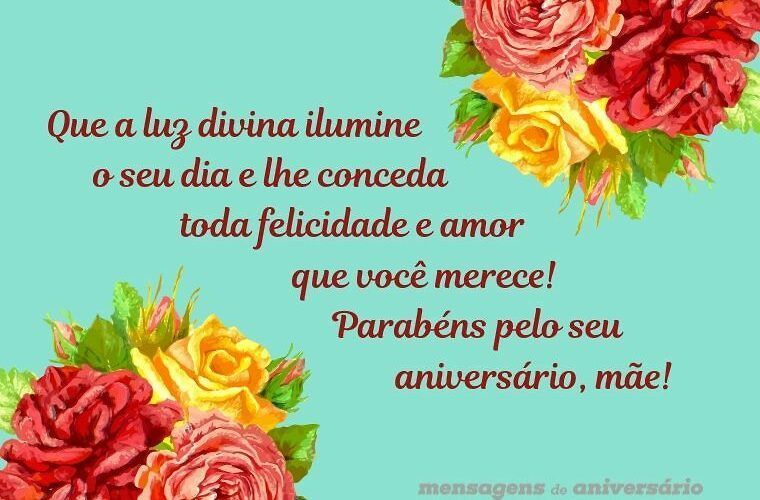 Mensagens e frases de Aniversario para Mãe para Facebook e WhatsApp