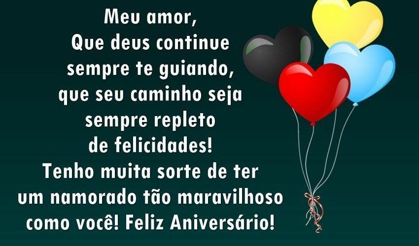 Mensagens e frases de aniversário para namorado para Facebook e WhatsApp