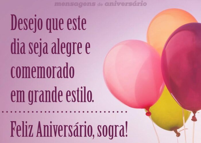 Mensagens e frases de aniversário para Sogra para Facebook e WhatsApp