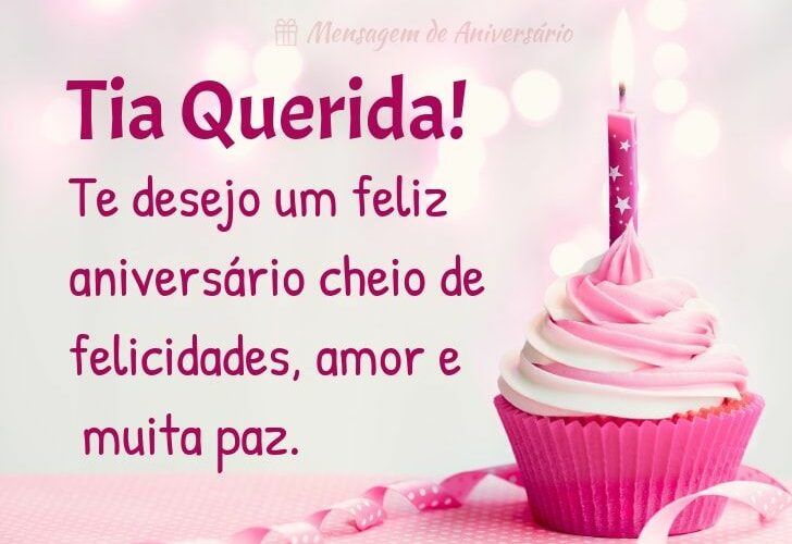 Mensagens e frases de Aniversario para Tia para Facebook e WhatsApp