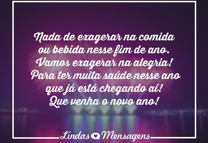 Lindas mensagens de ano novo para Facebook e WhatsApp