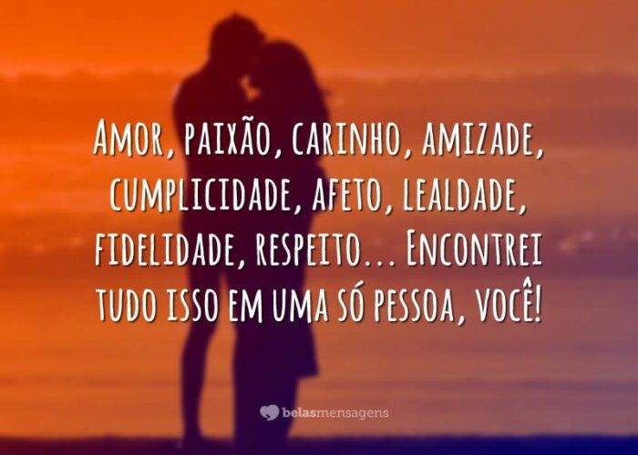 Mensagens de amor e carinho para Facebook e WhatsApp