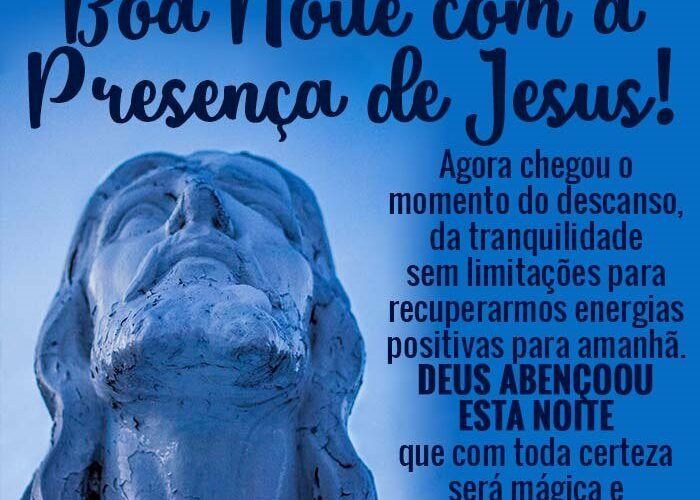 Mensagens de boa noite com jesus para Facebook e WhatsApp