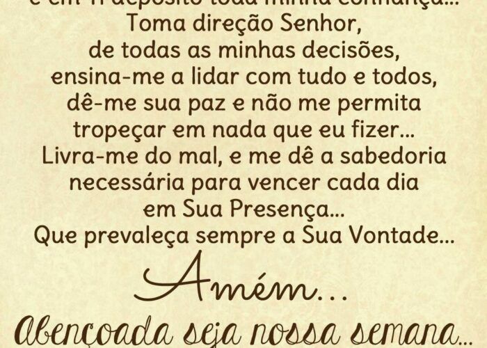 Mensagens de boa semana com deus para Facebook e WhatsApp