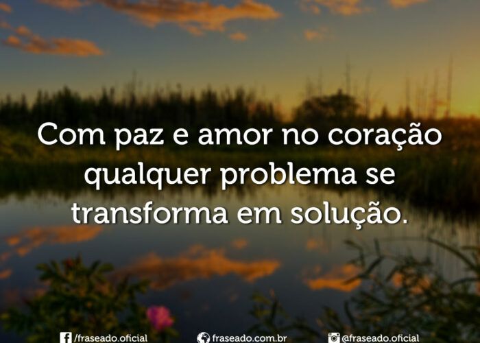 Mensagens de paz e amor para Facebook e WhatsApp